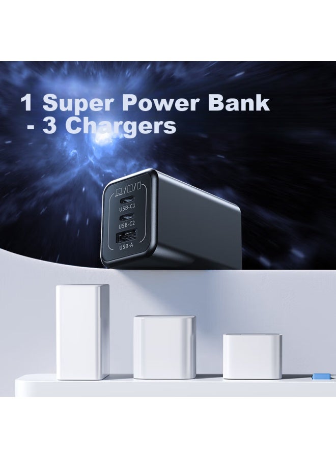 Bkayp67w Gan Super Fast Charging Set, 27w Phone Pd Fast Charging, 2-meter Tc Cable, 45w/65w Charger Head, Suitable For Huawei, Xiaomi, Apple, Lenovo Laptops And Tablets - Image 1