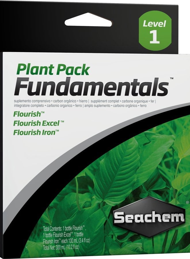 Seachem حزمة أساسيات النباتات (علبة تحتوي على 3 عناصر مختلفة سعة 100 مل) - Image 1