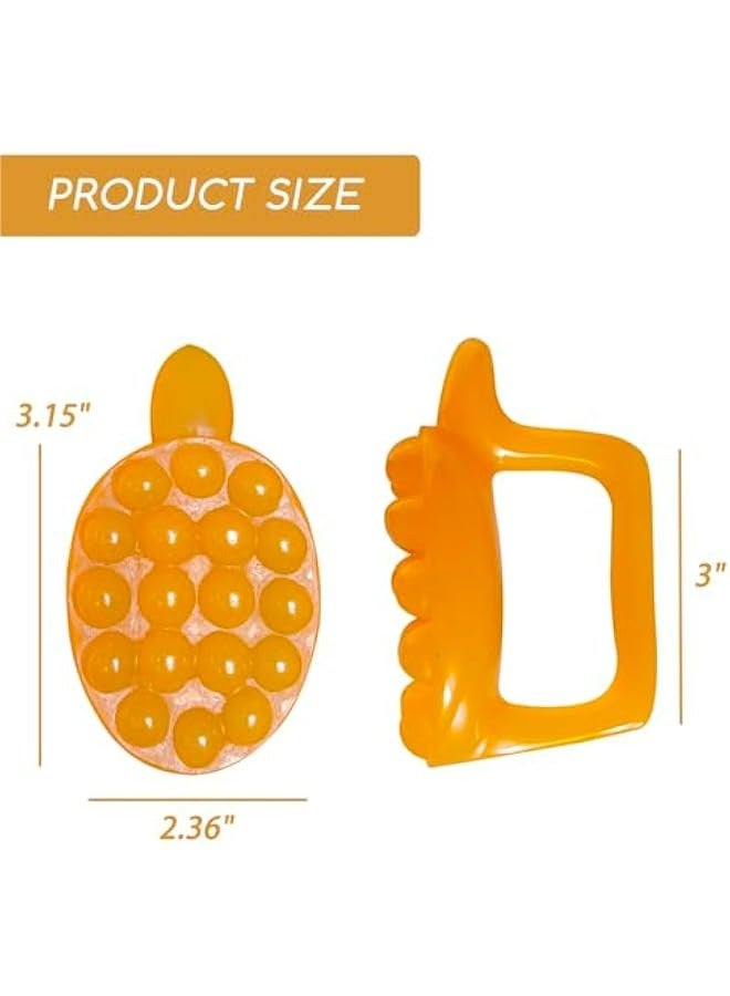 إسكدنيا جهاز قشط الجسم Gua Sha ، فرشاة من الراتنج لتعزيز الدورة الليمفاوية والأيض ، والوقاية من السيلوليت ، وتدليك نقاط الضغط وتحفيز الليمفا والعلاج بالتدليك. - Image 5