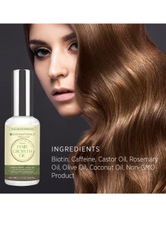 EssyNaturals Advanced Essynaturals Hair Growth Oil with Biotin - Caffeine and Castor Oil for Fuller, Thicker, Longer Hair  - Image 2