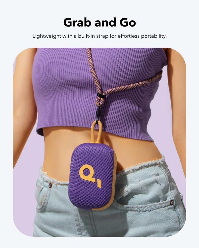 soundcore Select 4 Go Ultra Portable Bluetooth Speaker by Anker, 20H Playtime, IP67 Waterproof and Dustproof, Floatable, Customisable Pro EQ, Wireless Stereo Pairing, Ideal for Home, Outdoors, Hiking - Image 4