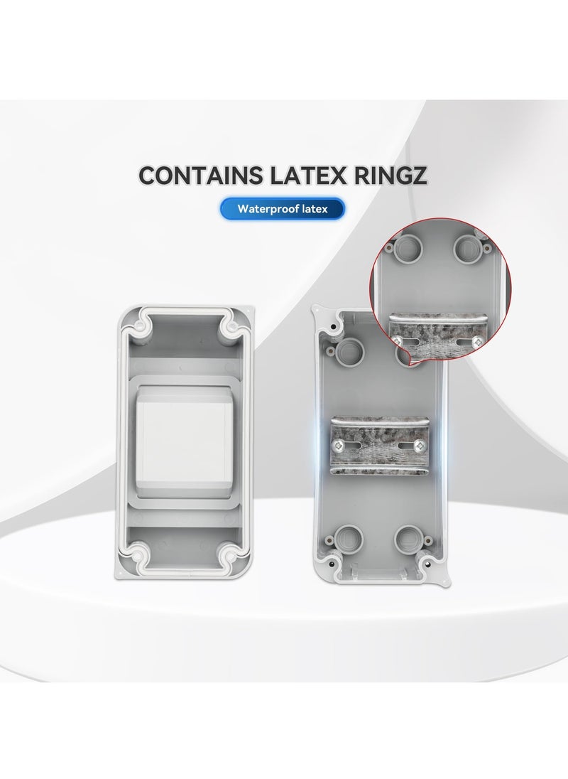 Generic 3 Way Circuit Breaker Box MCB Distribution Protection, Miniature Circuit Breaker With DIN Rail, IP65 Waterproof, Suitable for Indoor and Outdoor Use  - Image 5