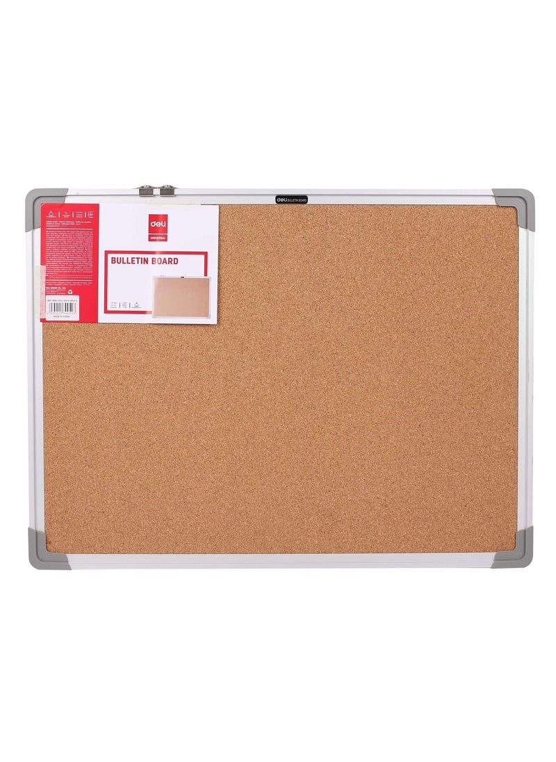 Deli 45x60cm Hard Fiber Bulletin Cork Board  - Image 1