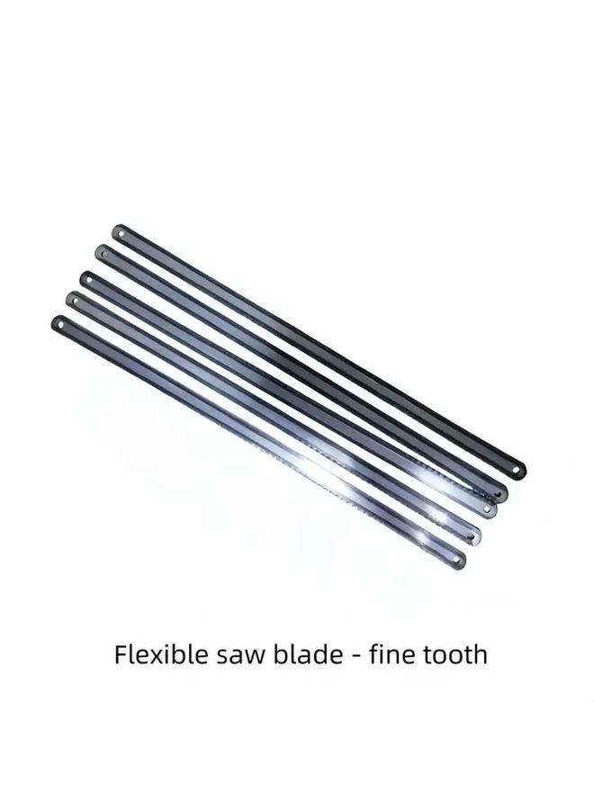 Two Color Fine Flexible Teeth Hand Saw Blade High Carbon Steel For Metal Woodworking - Image 1