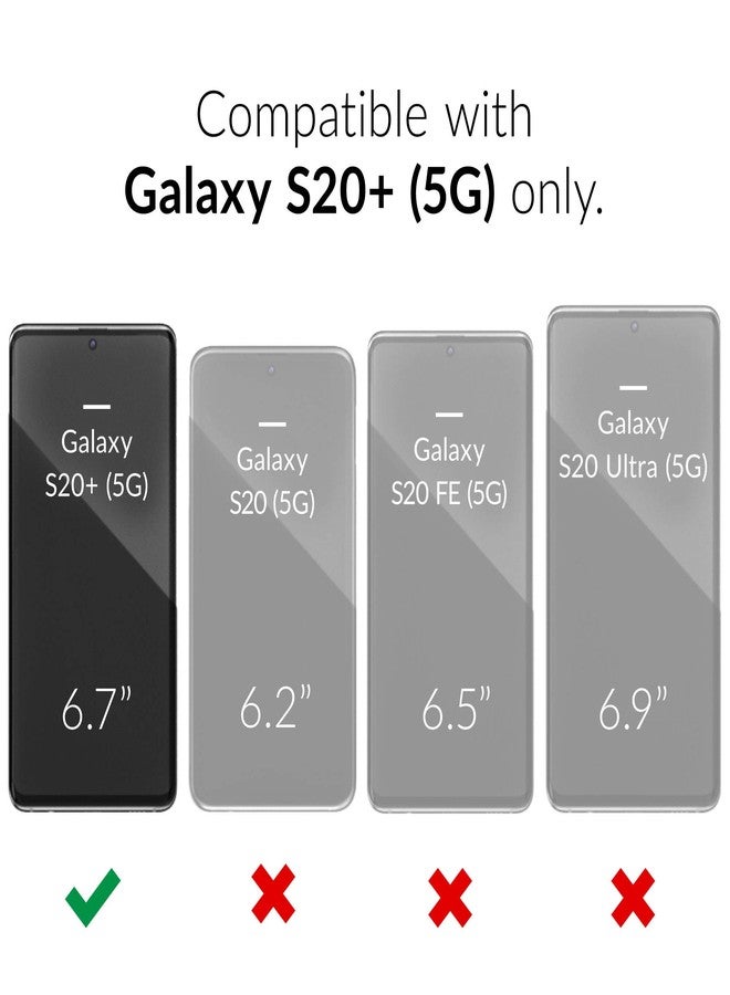 كريف جراب Crave Dual Guard لهاتف سامسونج جالاكسي S20+، جراب مزدوج الطبقات مقاوم للصدمات لهاتف سامسونج جالاكسي S20+، S20 بلس 5G - أخضر غابي - Image 2