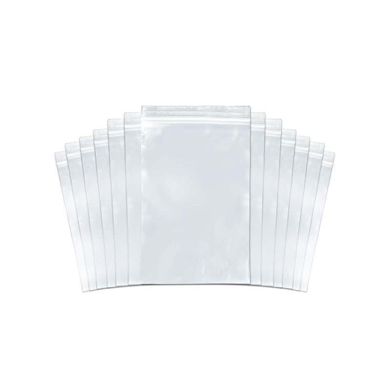 SNL Quality Zipper Lock Reclosable Clear Disposable Plastic Bags Strong 4 X 6 2 MIL 100 Bags