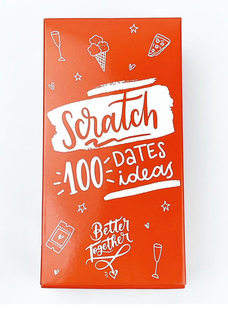 RedMapleTEK 100 Sketch Date Ideas All English Couple Games Challenge Quizzes Intimacy Games Sketch Cards Relaxing Games, Perfect For Date Night! - Image 1