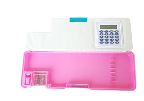 advancedestore advancedestore Multipurpose Pencil Box with Calculator & Dual Sharpener - Art Plastic Pencil Box (Pack of 1)moq - Image 2