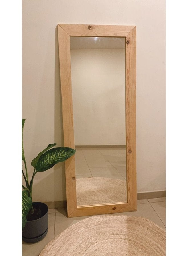 Art Wood Stand Mirrors Wooden  3X175X60 Cm 
