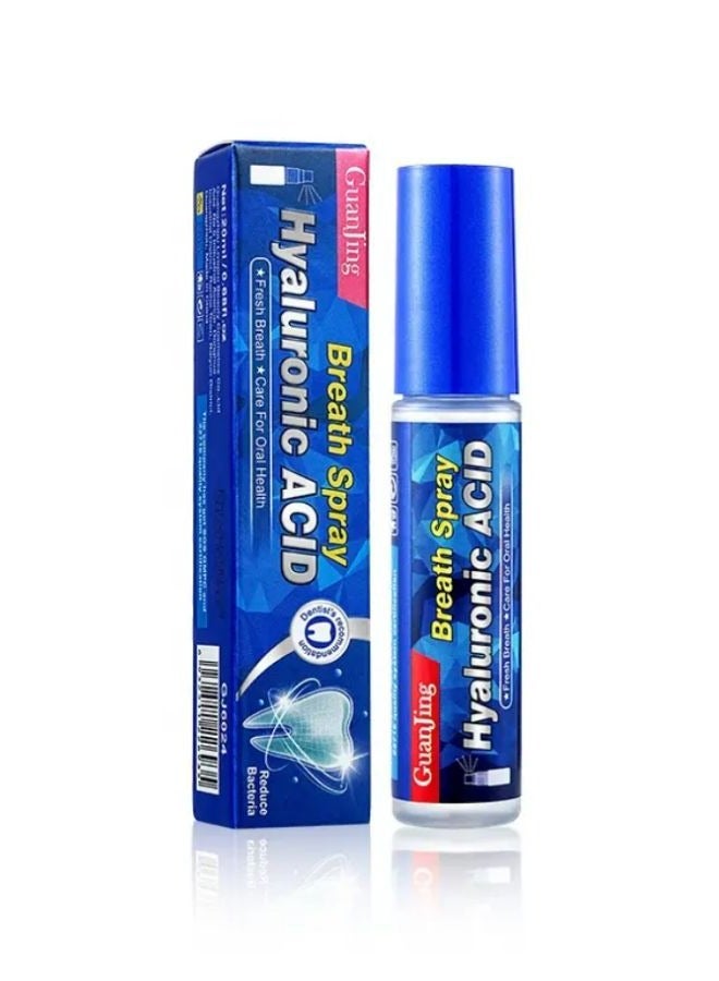 GUANJING Hyaluronic Acid Breath Spray Oral Health Fresh Breath Mint Spray for Bad Breath 20 ml - Image 2
