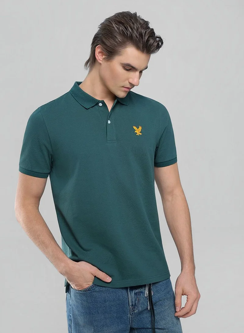 Men's Slim Fit Lycra Pique Polo Shirt