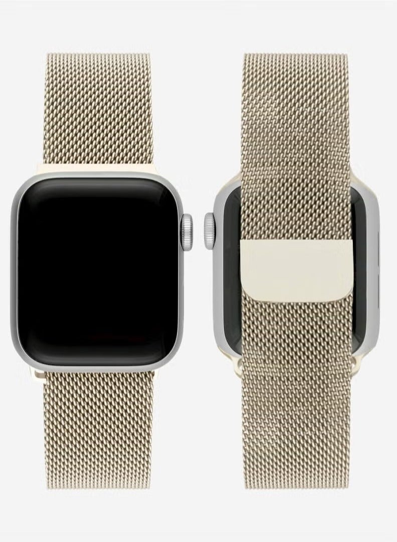 ELTRAZONE Milanese Strap for Apple Watch 42mm, 44mm, 45mm, and 49mm Models - Image 3