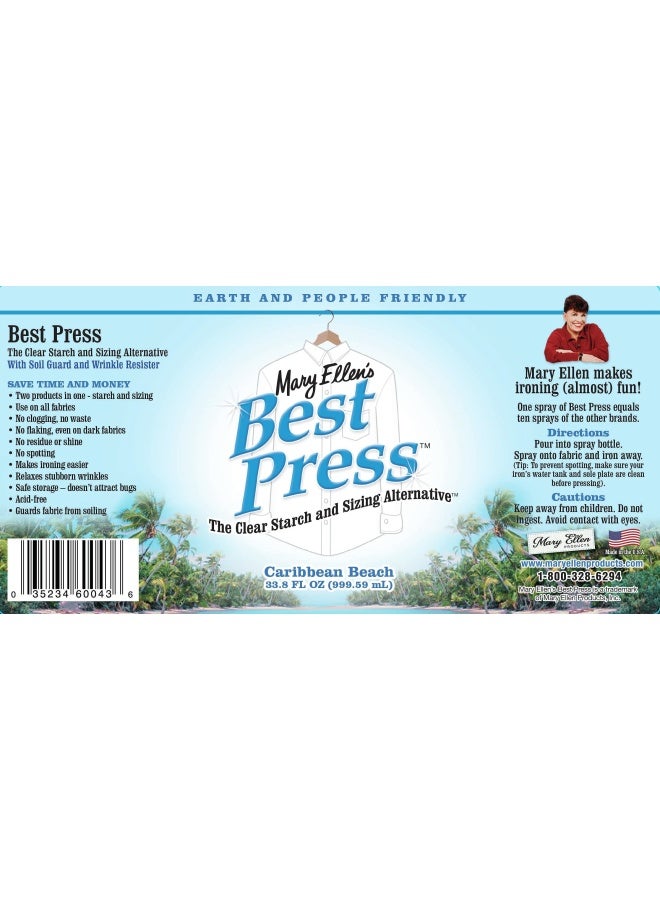 Mary Ellen Products Best Press Starch Alternative Caribbean - Image 2