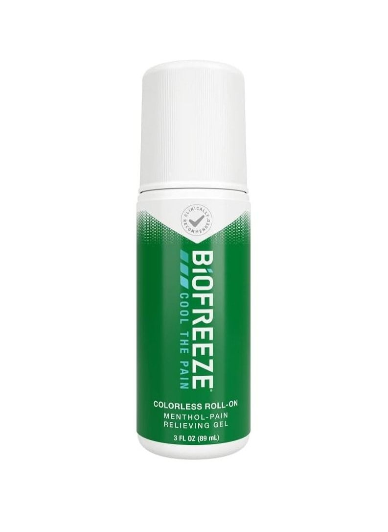 Biofreeze Biofreeze Colorless Fast Acting, Long Lasting and Powerful Topical Pain Relief Roll On 3oz 