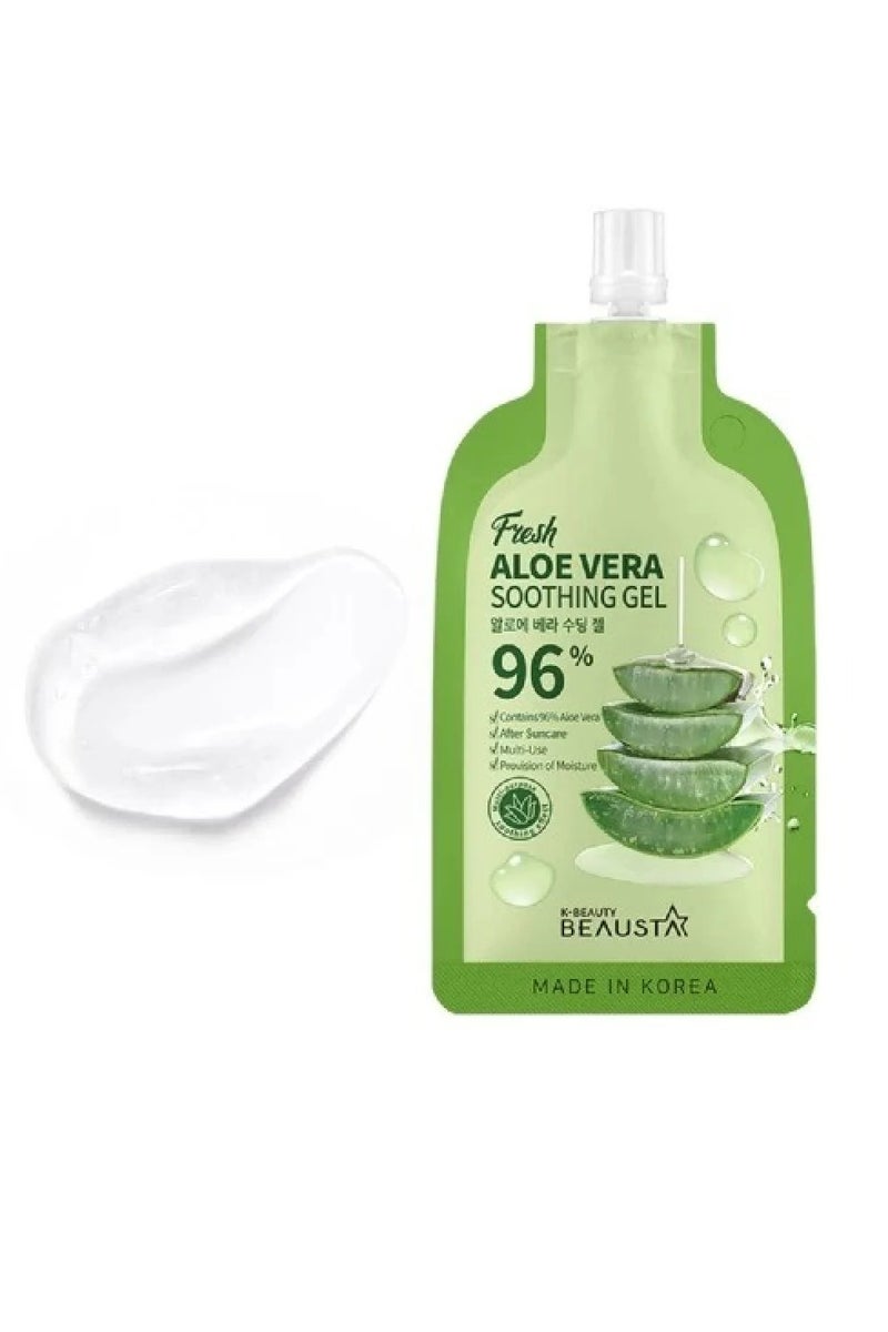 BEAUSTA Natural Ingredients Moisture Soothing Aloe Vera Soothing Gel (3 Sachets ) 20 Ml - Image 5