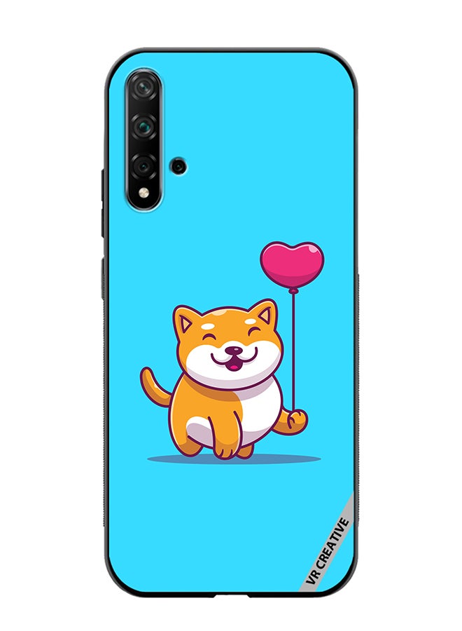 VR CREATIVE Protective Case Cover For Huawei Nova 5T Cute Dog Design Multicolour - Image 1