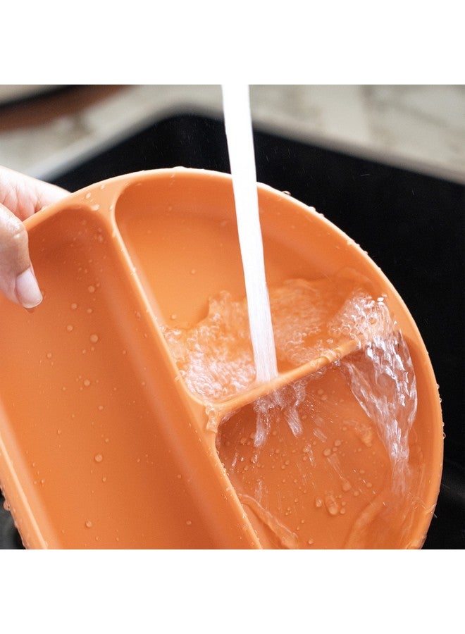 Quark Feedi 5-Piece Silicone Baby Feeding Set by Quark - Baby Led Weaning Supplies - Toddler Plates and Bowls set - Adjustable Silicone Baby Bib with Food Catcher & Baby Utensils - Microwave/Dishwasher Safe - Image 3