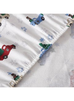 Eddie Bauer Eddie Bauer - Full Sheets, Cotton Flannel Bedding Set, Brushed For Extra Softness, Cozy Home Decor (Winter Outing, Full)  - Image 5