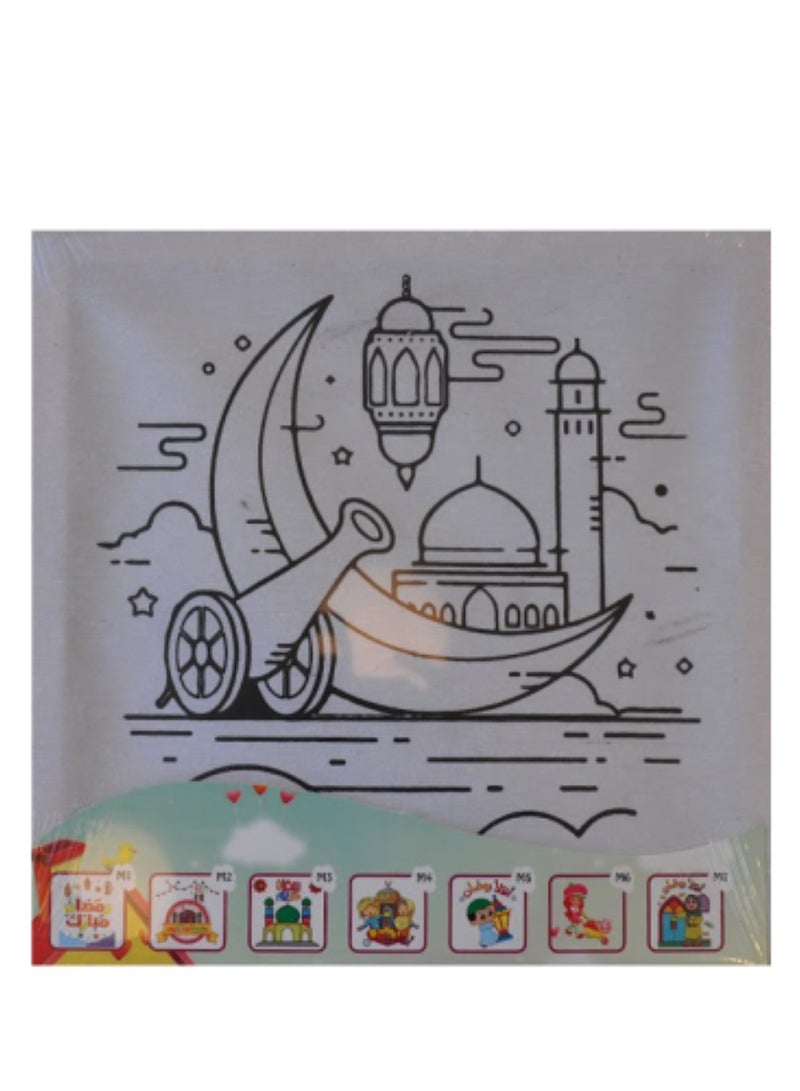 WAVY Canvas painting with colors for children to color - Image 4
