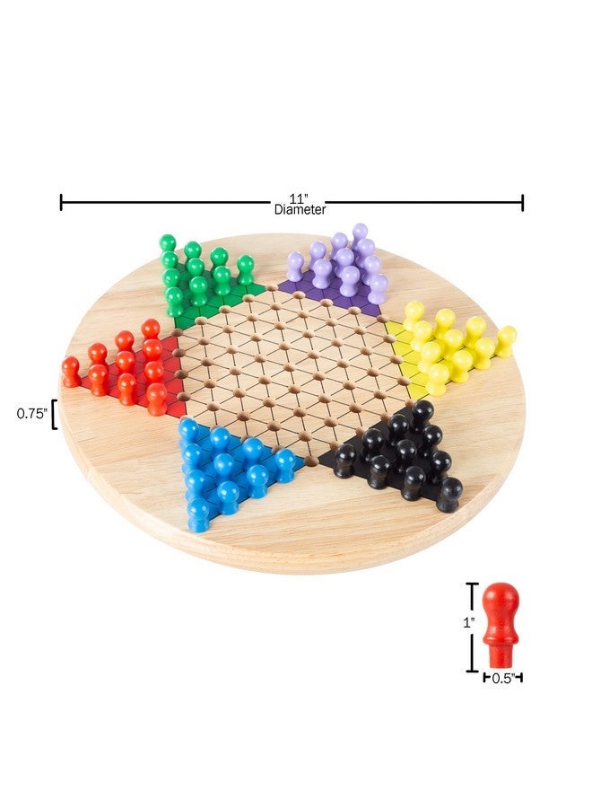 Hey! Play! Eckers Game Set With 11 Inch Wooden Board And Traditional Pegs, Game For Adults, Boys And Girls By Hey! Play! - Image 2