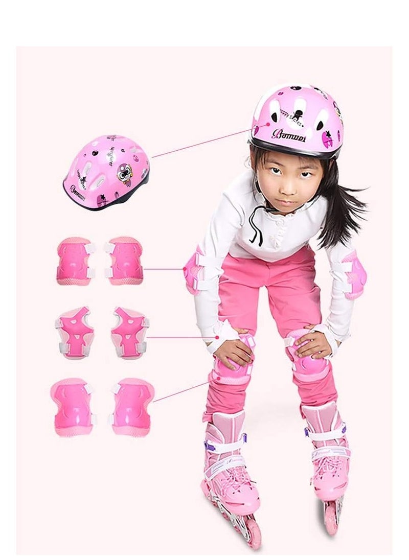 Generic - Comfortable Roller Skates, Pretty Roller Skates Shoes, Beginner Roller Skates, Double Rows 4 Wheels, Adjustable Shoe Size, Fun for Girls, PU Wheels, Pink - Image 1