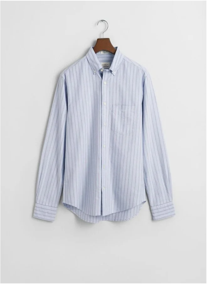 غانت Gant Regular Fit Oxford Stripe Shirt