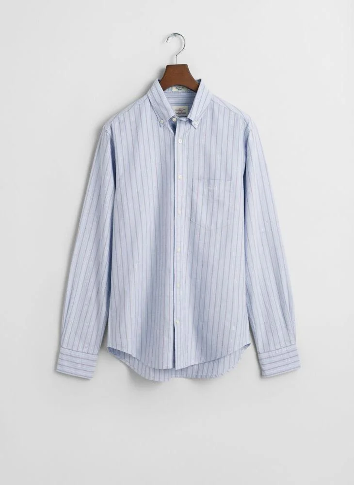 غانت Gant Regular Fit Oxford Stripe Shirt