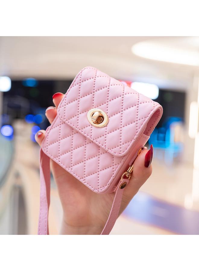 اس-توب جراب لهاتف Samsung Galaxy Z Flip3/Flip4/Flip5/Flip6 BFB03 جراب هاتف جلدي مغناطيسي بشبكة ماسية - Image 3