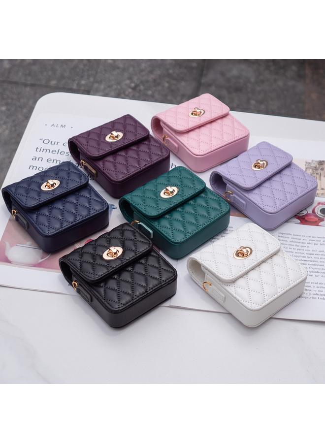 اس-توب جراب لهاتف Samsung Galaxy Z Flip3/Flip4/Flip5/Flip6 BFB03 جراب هاتف جلدي مغناطيسي بشبكة ماسية - Image 5