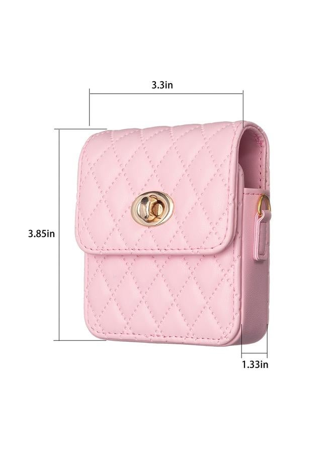 اس-توب جراب لهاتف Samsung Galaxy Z Flip3/Flip4/Flip5/Flip6 BFB03 جراب هاتف جلدي مغناطيسي بشبكة ماسية - Image 2