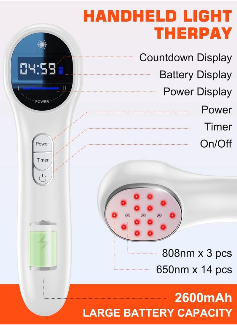 General - Red light device infrared light Tharepy, red light device for the relief of body pain, joints, muscles and tissues 14 * 650nm + 3 * 808nm - Image 1
