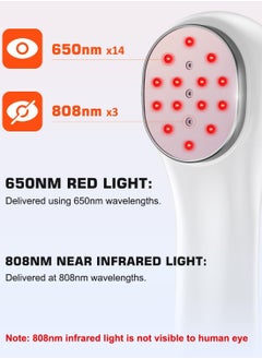 Red light device infrared light Tharepy, red light device for the relief of body pain, joints, muscles and tissues 14 * 650nm + 3 * 808nm - pzsku/ZC325205DF5314B0ABD37Z/45/_/1726126188/11b52401-512e-422f-bd37-e119f1d7d5c9