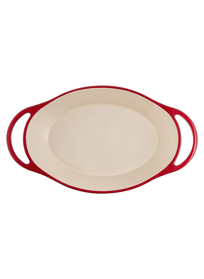 Lodge Oval casserole, 2 Quart, Red - Image 3