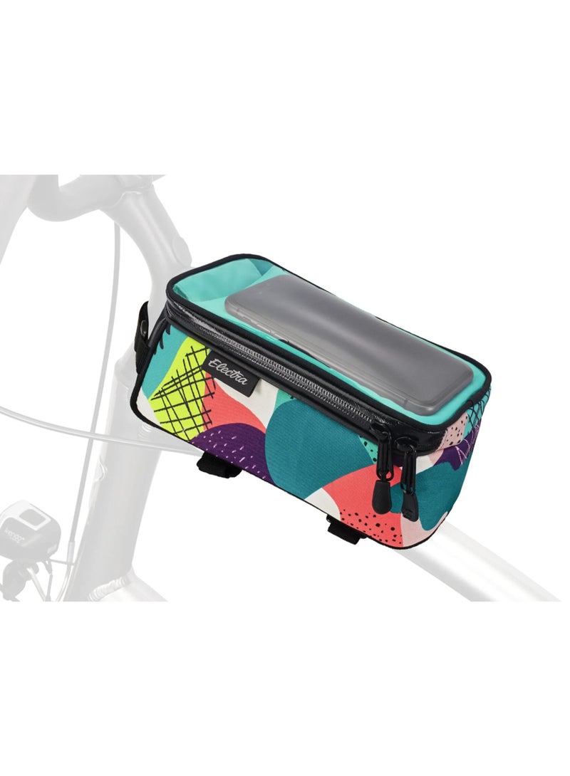Electra Bicycle Company Miami 1.3L Water-Resistant Bicycle Top Tube Phone Bag with Touchscreen Window - Image 3