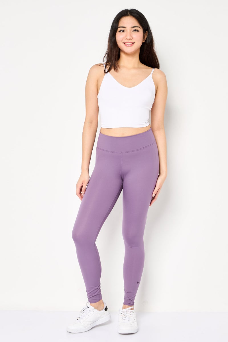 Nike Women Tight Fit Training Leggings, Purple - Image 2