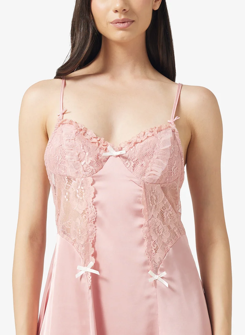 ELLA Lace Night Slip Dress