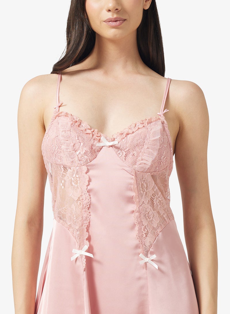 ايلا فستان نوم دانتيل - Image 3