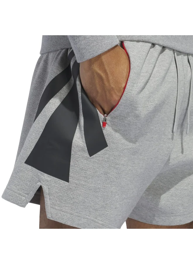 adidas شورت أديداس ADI BB PK قصير للجنسين رمادي أوريجينالز