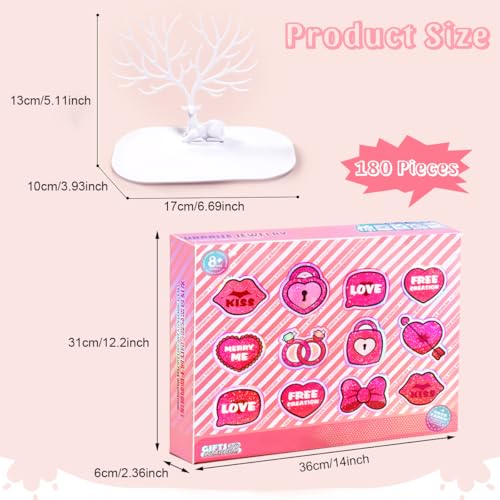 PATPAT® DIY Bracelet Making Set, Crackle Pearl Beads Spacers Kit Jewelry Making Charm Bracelet Making Birthday Christmas Gift for Girls Kids 8-12 Years Old - Image 3