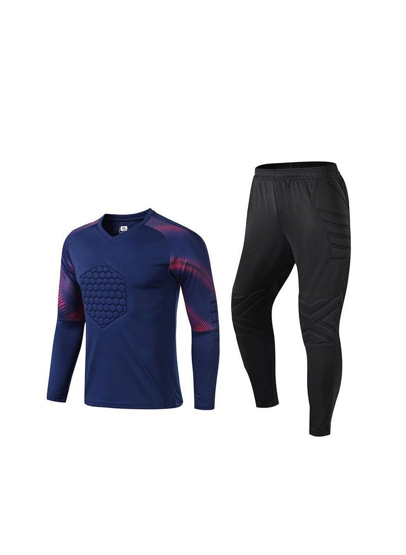 Generic Football goalkeeper uniform long sleeved two-piece set - Image 1