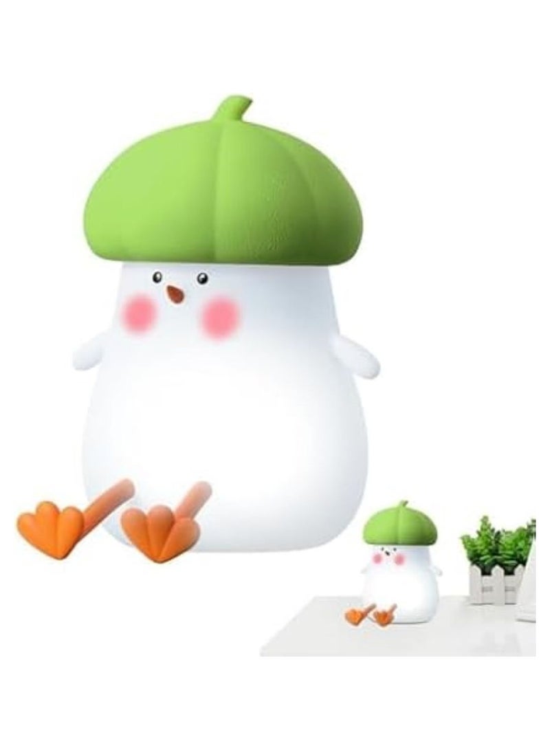 بيتا مصباح ليلي على شكل دجاجة - مصباح دجاجة بتقنية اللمس | مصباح ليلي دجاجة لطيف، مثالي لديكور غرفة النوم وغرفة المعيشة. - Image 1