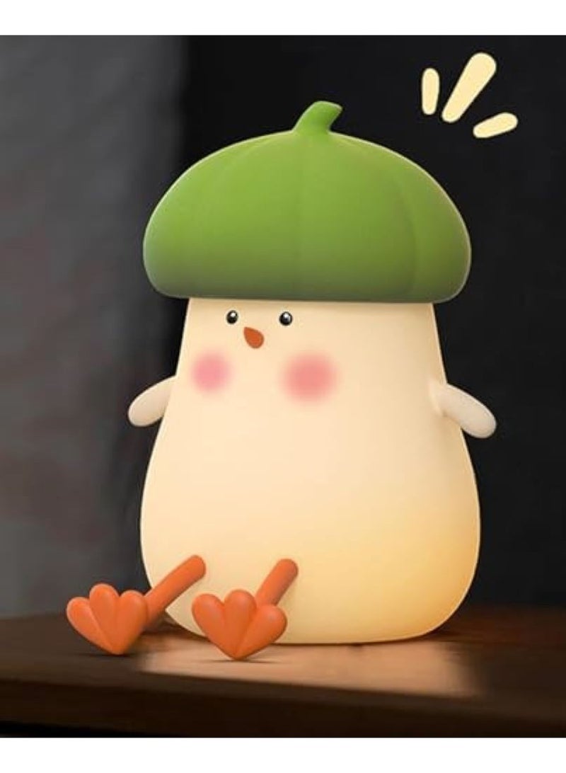 بيتا مصباح ليلي على شكل دجاجة - مصباح دجاجة بتقنية اللمس | مصباح ليلي دجاجة لطيف، مثالي لديكور غرفة النوم وغرفة المعيشة. - Image 5