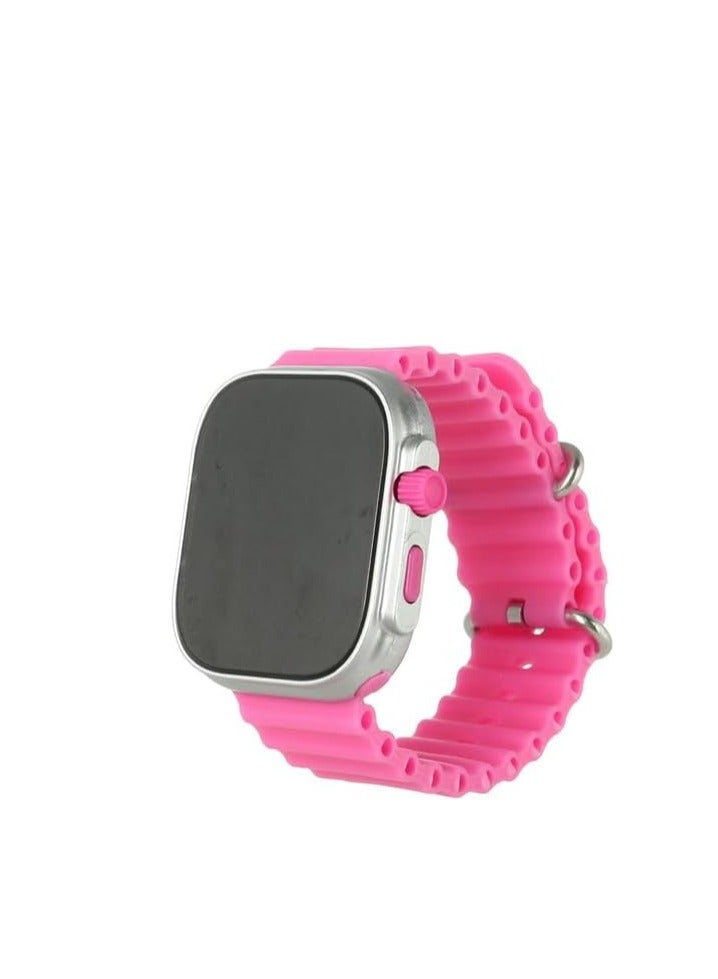 ساعة يد رقمية بسوار من المطاط ومقاومة للماء - Image 5