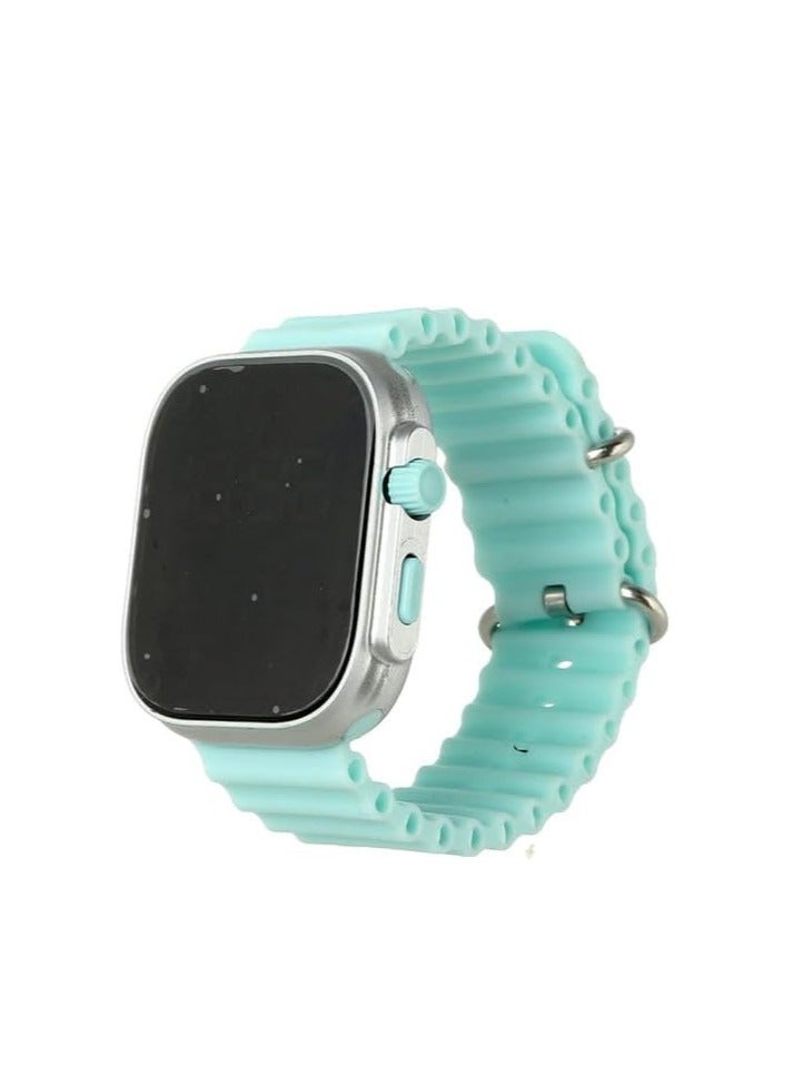 ساعة يد رقمية بسوار من المطاط ومقاومة للماء - Image 3