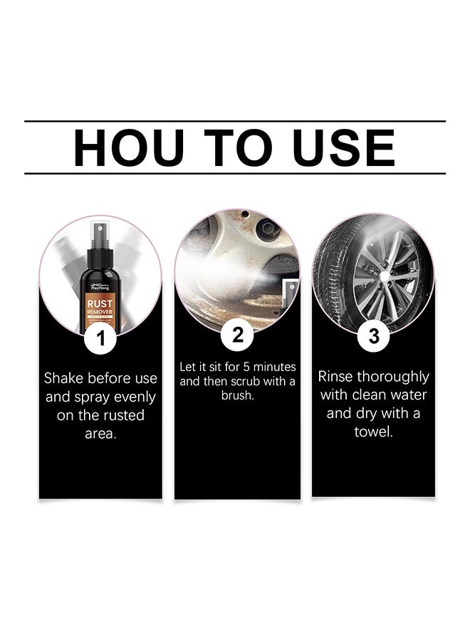 RAYHONG Rust Remover Spray, Rust Remover Spray, Rusts Removers for Metal, Rid Of Rust Forever for Multiple Surfaces Metal, Tools, Cars, Chains 30ml - Image 3