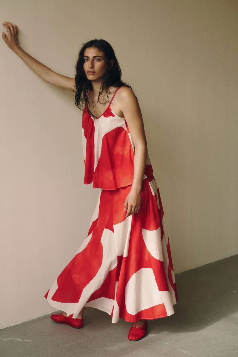 H&M Circular cotton skirt