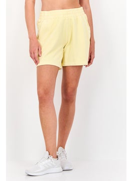 adidas Originals Women Sportswear Fit Outdoor Shorts, Yellow  - Image 1