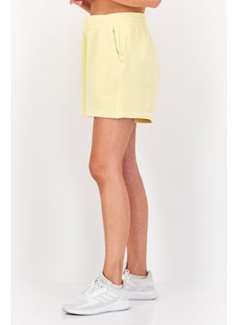 adidas Originals Women Sportswear Fit Outdoor Shorts, Yellow  - Image 4