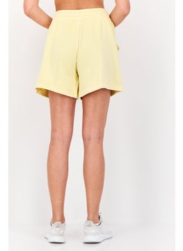 adidas Originals Women Sportswear Fit Outdoor Shorts, Yellow  - Image 2