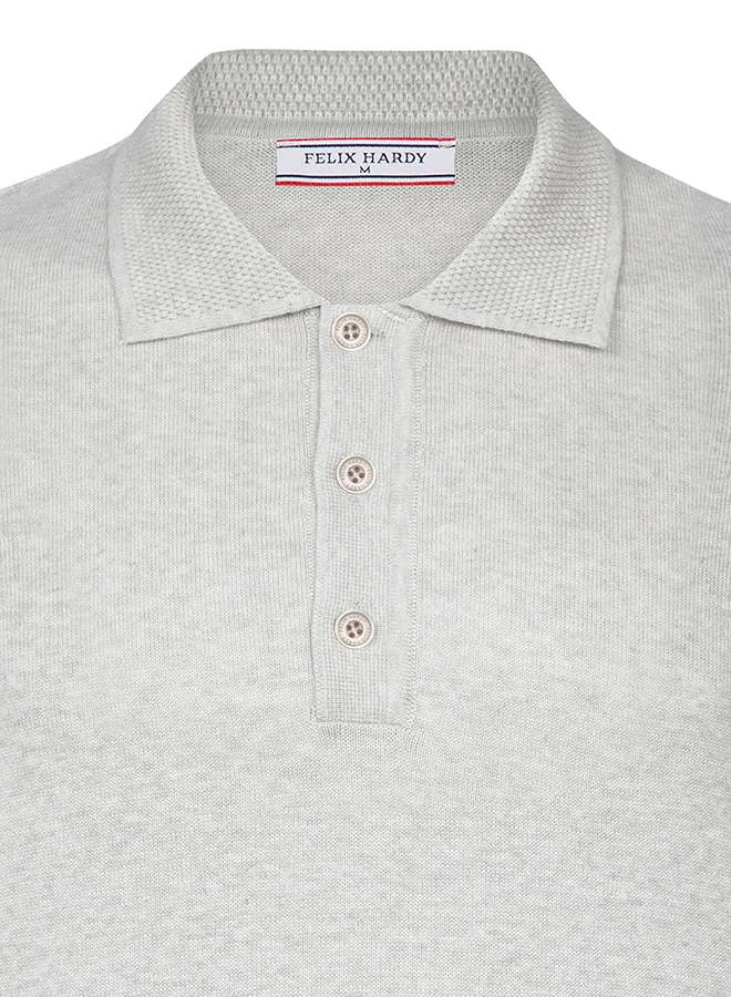 FELIX HARDY Pullover with Polo Collar